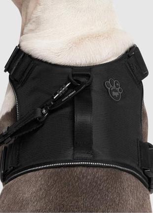 Шлейка для собак canada pooch, розмір м, чорна