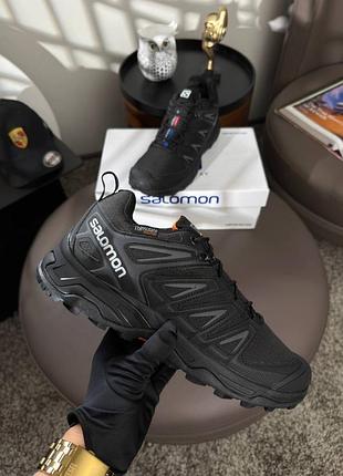 Мужские кроссовки salomon speedcross pro thinsulate black white