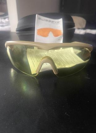 Балістичні окуляри swiss eye raptor у кольорі coyote