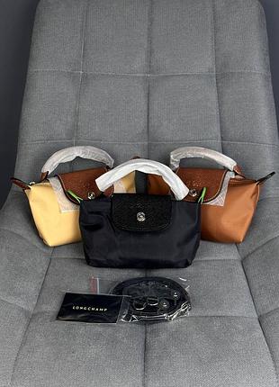 Сумка longchamp le liage mini трендовая женская сумка