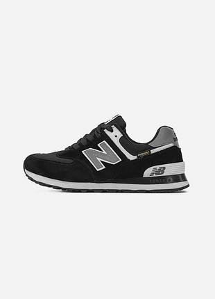 Чоловічі кросівки new balance 574 black white