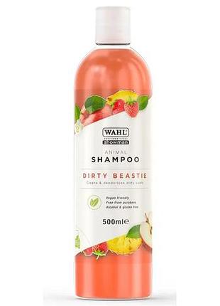 Шампунь для глибокої очистки шерсті wahl dirty beastie shampoo concentrate improve 500 мл