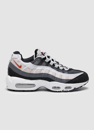 Кроссовки мужские nike air max 95 wolf grey rugged orange
