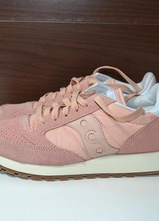 Saucony jazz 38р кроссовки оригинал кожаные персик