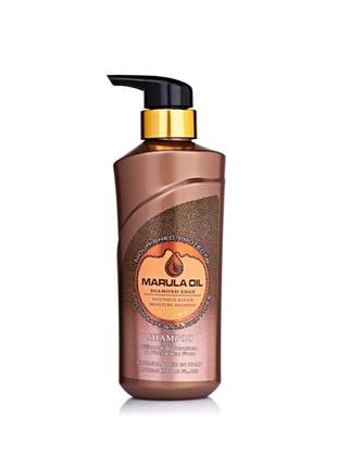 Шампунь для волос с маслом марулы clever hair cosmetics marula oil intensive repair moisture shampoo 500 мл