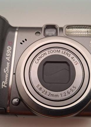 Вінтажний цифровий фотоапарат canon powershot a590 is (y2k digicam) • комплект