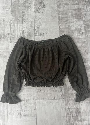 Блуза only кольору хакі