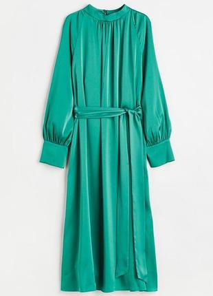 Платье атласное жен.m/170см 44-46p.h&m вьетнам