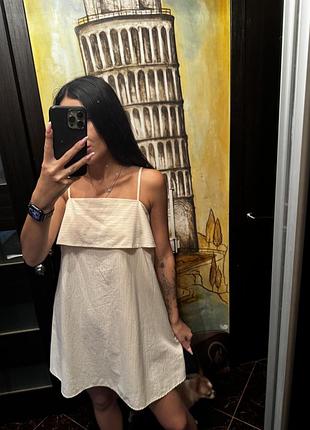 Бавовняний сарафан сукня 👗 h&m 🌸