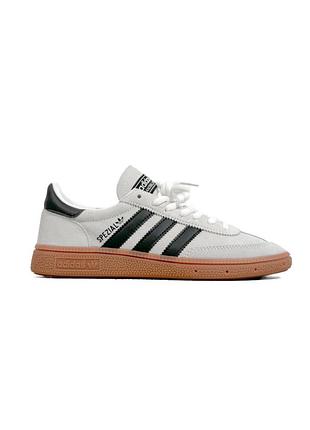 Кросівки чоловічі, кросівки жіночі, 1в1 люкс якість, шкіра, adidas spezial grey/black/gum, sky-adi-0399