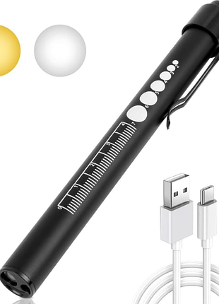 Медицинская ручка flintronic nurse pen, перезаряжаемая светодиодная ручка-светильник, теплый белый свет, медицинская лампа-ручка, диагностическая ламп