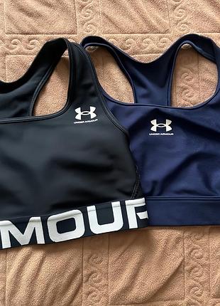 Спортивні топи under armour xs чорний/синій оригінал