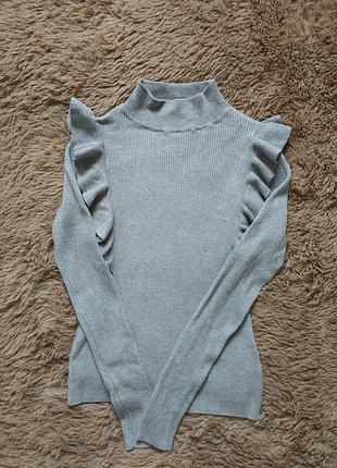 Гольф кофта в рубчик 34-36р xs-s