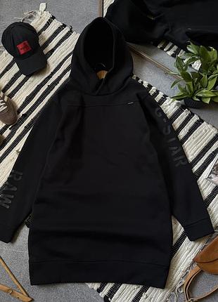 Сукня худі g star raw оригінал джи стар чорна з кишенями з капюшоном l m