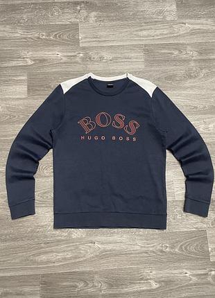 Чоловічій світшот hugo boss з великим логотипом розмір л