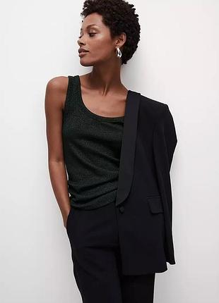 Якісна майка jual marks & spencer cotton rich sparkly ribbed vest
