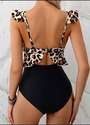 🤎 купальник leopard elegance