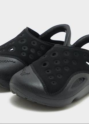 Nike. вьетнам. оригинал. босоножки nike aqua swoosh black/white-anthracite