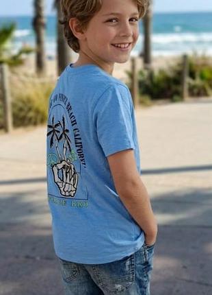 Футболка на мальчика зади классный принт george 10-11 лет