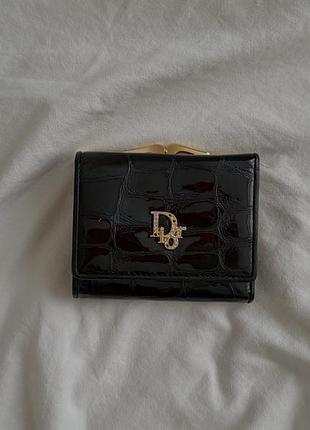 Неймовірний чорний гаманець dior