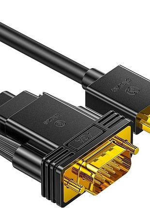 Адаптерний кабель biaze hdmi-vga 1,8 м full hd 1080p