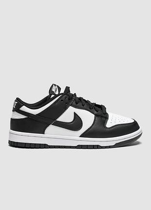 Кроссовки мужские nike dunk low retro panda black/white