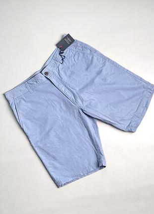 Joules чоловічі шорти нові блакитні з бавовни розмір 33-34 l