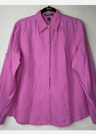 Оригинальный рубашка lauren ralph lauren r.l 100% лен