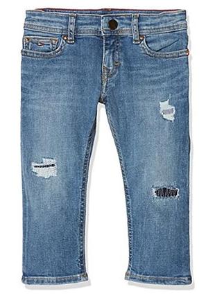 Бриджи джинсы укороченные tommy hilfiger lana cropped на 7-9 лет