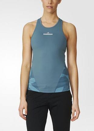 Женская беговая майка adidas by stella mccartney с вшитым бюстгальтером