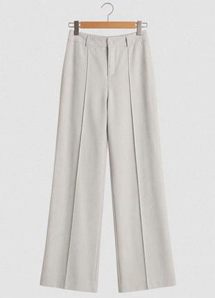 Брюки zara, молочного кольору