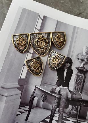 Вінтажний сет,комплект,брошка,кліпси«rochas paris»