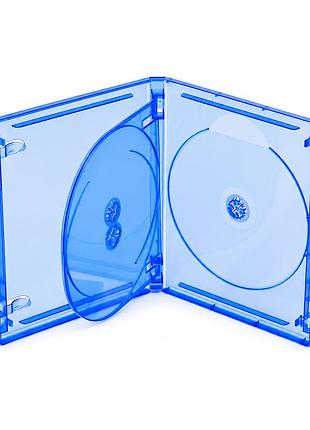Универсальный пластиковый бокс для 3 дисков blu-ray / ps4 / ps5 / xbox one / xbox series x