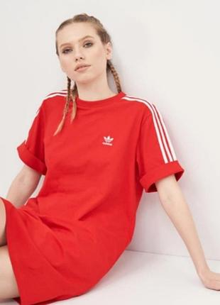Платье весна-лето трикотаж 100% жен.m-l adidas вьетнам
