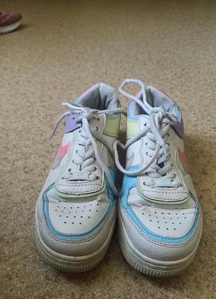 Кросівки жіночі nike air force 1 shadow (в расцветке pastel/pale ivory).