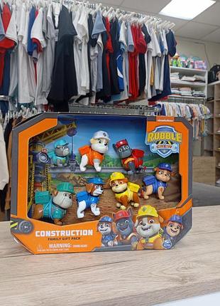 Spin master paw patrol rubble & crew construction family gift pack.