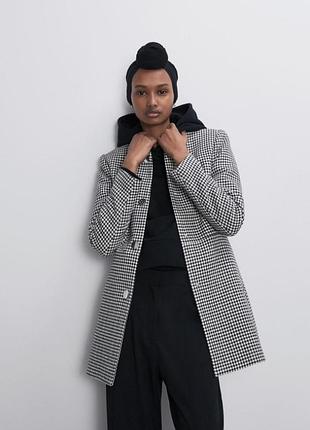 Твідовий жакет подовжений  zara