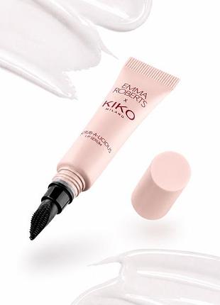 Kiko milano x emma roberts scrub-a-licious lip serum  сироватка-скраб для губ із силіконовим аплікатором