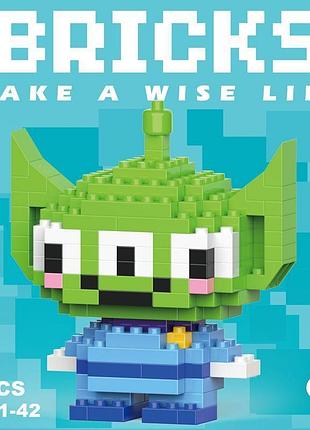 Конструктор прибулець, конструктор bricks alien toy story