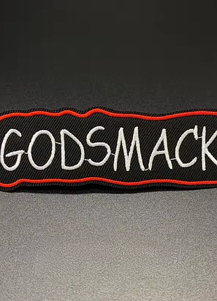 Термонашивка на одежду godsmack музыкальная нашивка байкерская хард рок металл патч music rock metal
