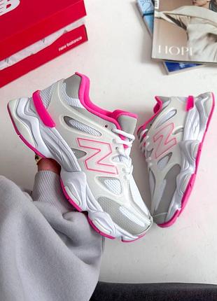Кроссовки женские new balance 9060 beige/pink