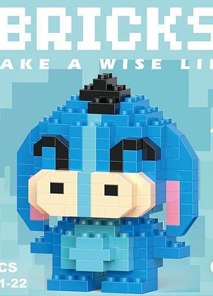 Конструктор віслюк іа, конструктор bricks eeyore