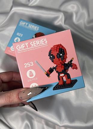 Конструктор дедпул, конструктор bricks deadpool, мини конструктор брикс 3