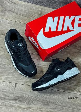 Чоловічі кросівки nike натуральна замша/шкіра