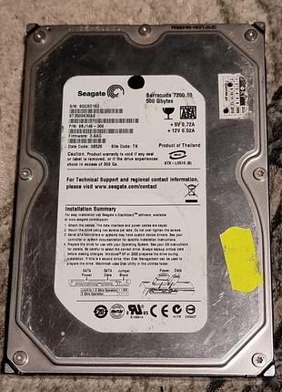 98% hdd 3.5 500 гб seagate 7200.10 rpm 52.7/62.8 st3500630as жесткий диск сигейт