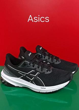 Беговые кроссовки asics asics gt 1000 12 black оригинал