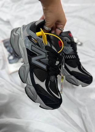 Кросівки new balance 9060 black grey cordura gore tex