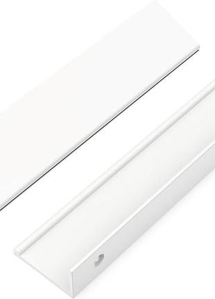 Ручки мебельные скрытые goldenwarm ls7030wh128 алюминий 128 мм белые 5 шт