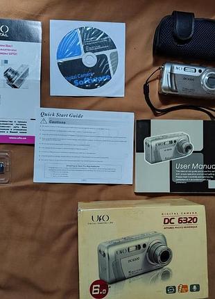 Робоча фотокамера ufo dc6320 (8mpx, 2" tft lcd), комплект