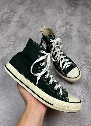 Кеды convers all star конверс черные высокие 25.5см 40
